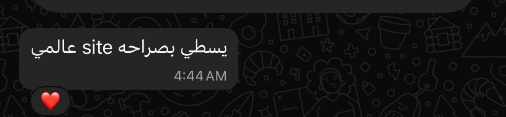 Student WhatsApp review screenshot
